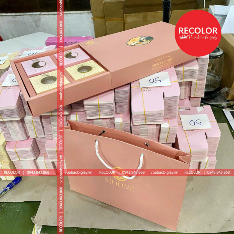 Hộp bánh trung thu mềm 6 bánh HS435
