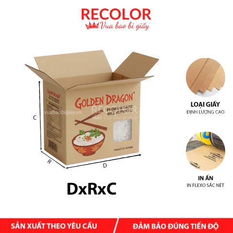 Thùng carton đựng bún khô 3 lớp-TCP003