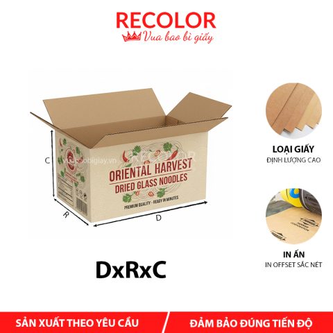 Thùng carton đựng miến khô 3 lớp-TCP005