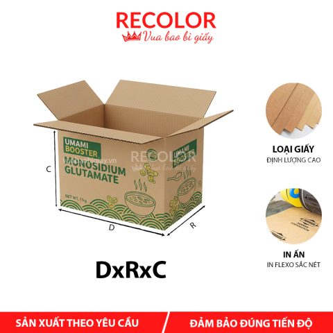 Thùng carton đựng hạt nêm 5 lớp-TCP015