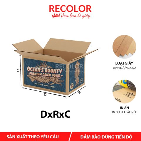 Thùng carton đựng mực khô 3 lớp	- TCP037