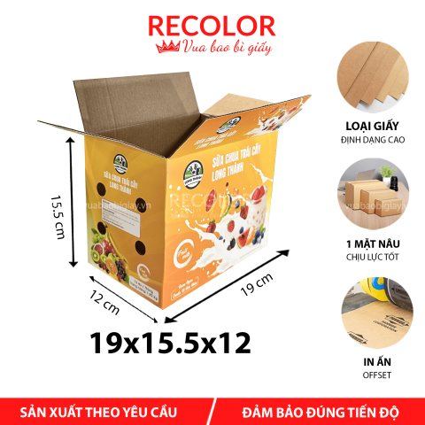 Hộp Carton Sóng E - HCS0048 RECOLOR