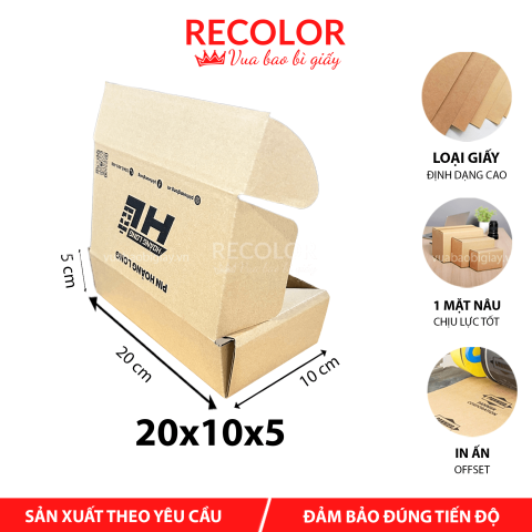 Hộp Carton Sóng B - HCS0050 RECOLOR