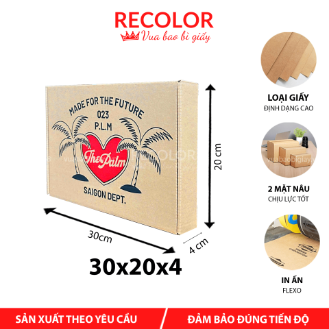 Hộp Carton Sóng E - HCS0053 RECOLOR
