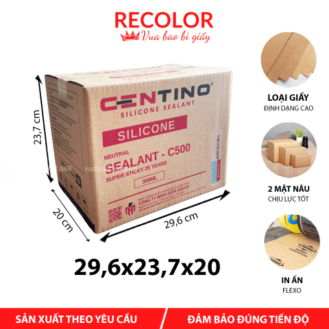Thùng Carton 3 Lớp Sóng C In Flexo - TCP059