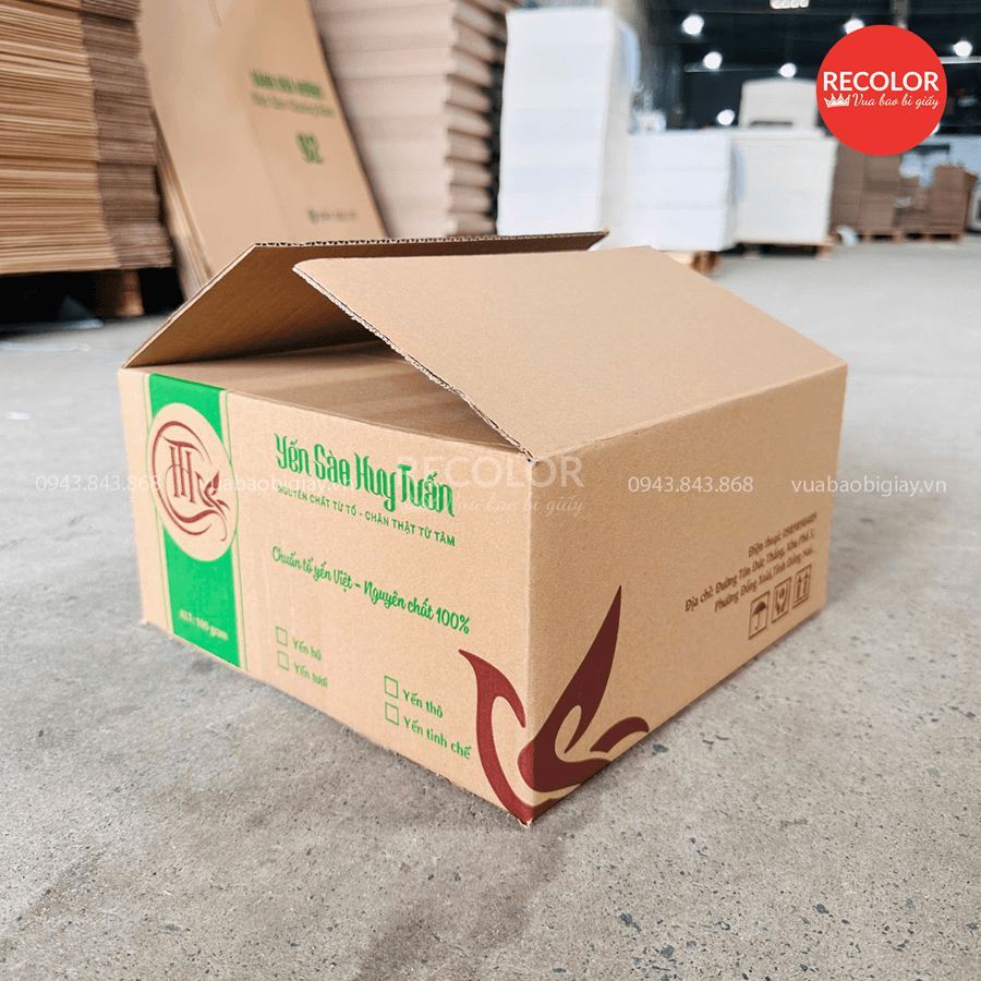 Hộp carton nắp đối khẩu