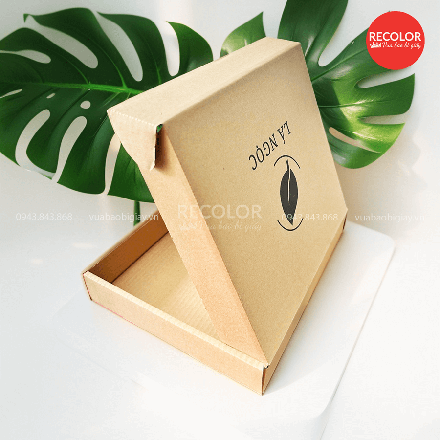 Hộp carton nắp gài