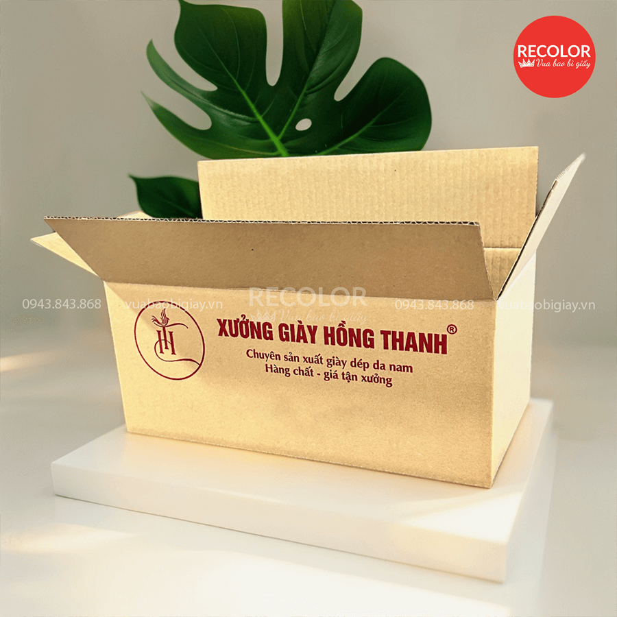 Chất liệu giấy in hộp carton theo yêu cầu