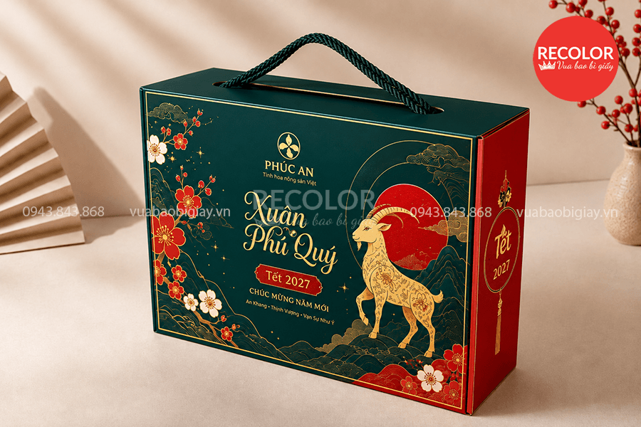 Hộp carton đựng quà tết 2027