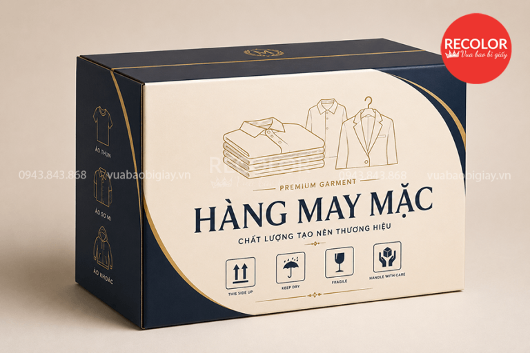Thùng carton đựng hàng may mặc chất lượng tại Tp HCM