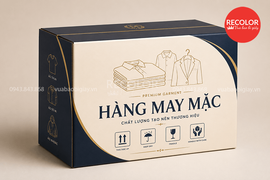 Thùng carton đựng hàng may mặc chất lượng tại Tp HCM